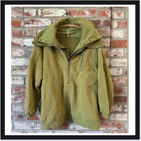 Free People Movement Venture Pullover Army - Picture 4 of 7